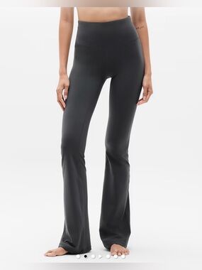 Athleta Elation Velvet High-Waist  Flare Leggings 468081